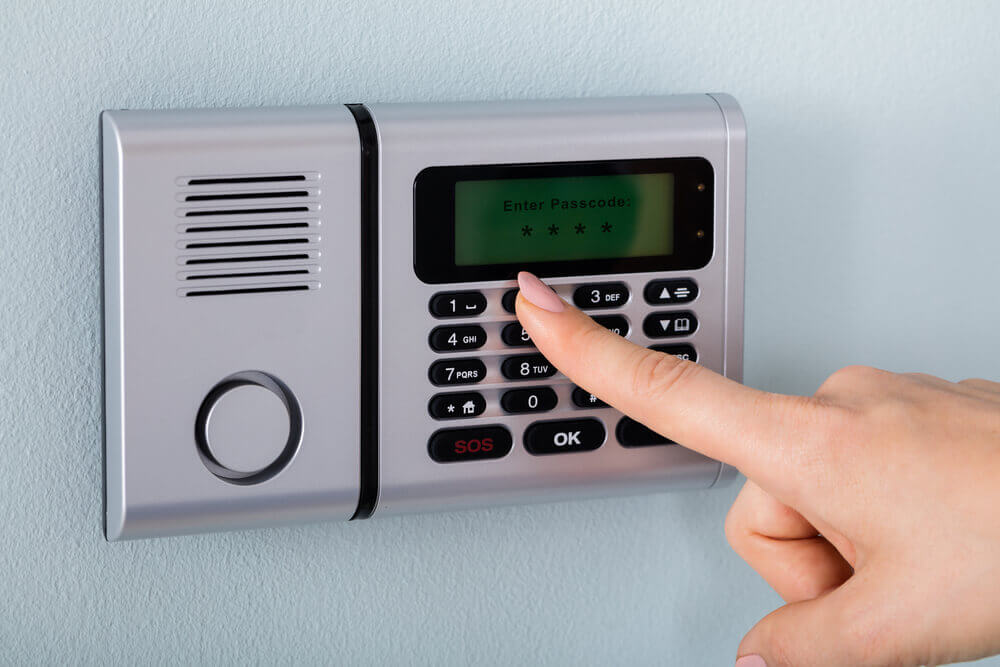 A home security system can deter burglars.