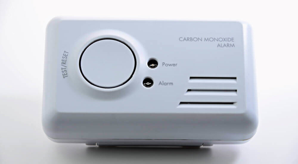 You can protect against carbon monoxide poisoning with a detector.