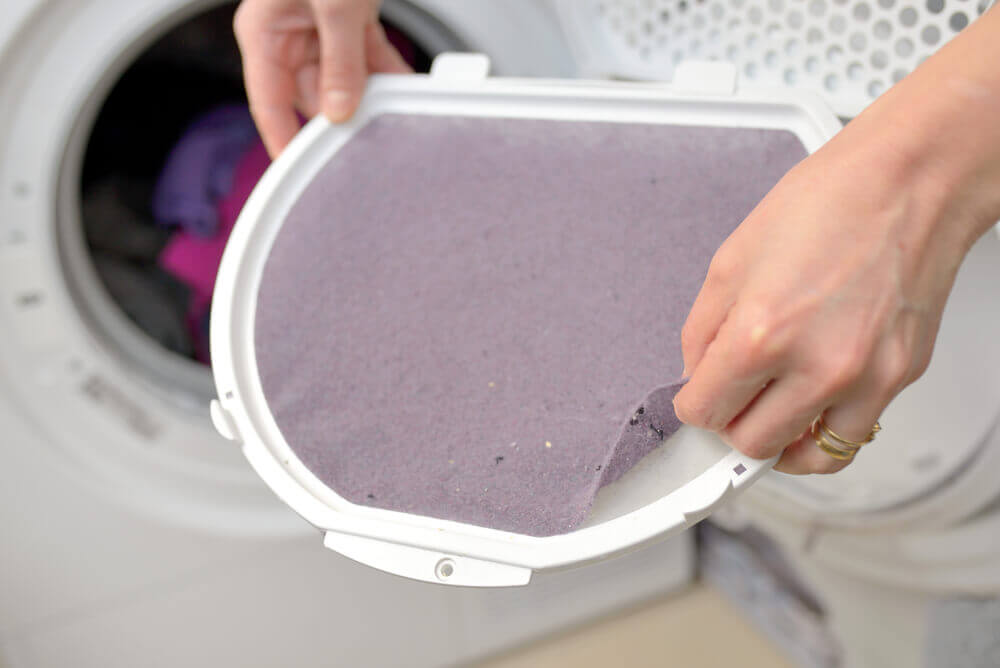 Make sure to clean the lint filter before and after each use.
