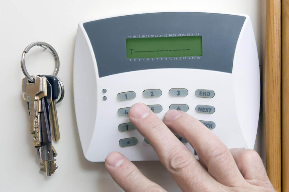 A home security system can also be turned into a fire alarm system.