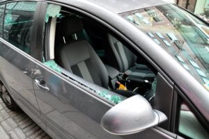 If your vehicle is victim of a break-in, call the police and don't touch anything.