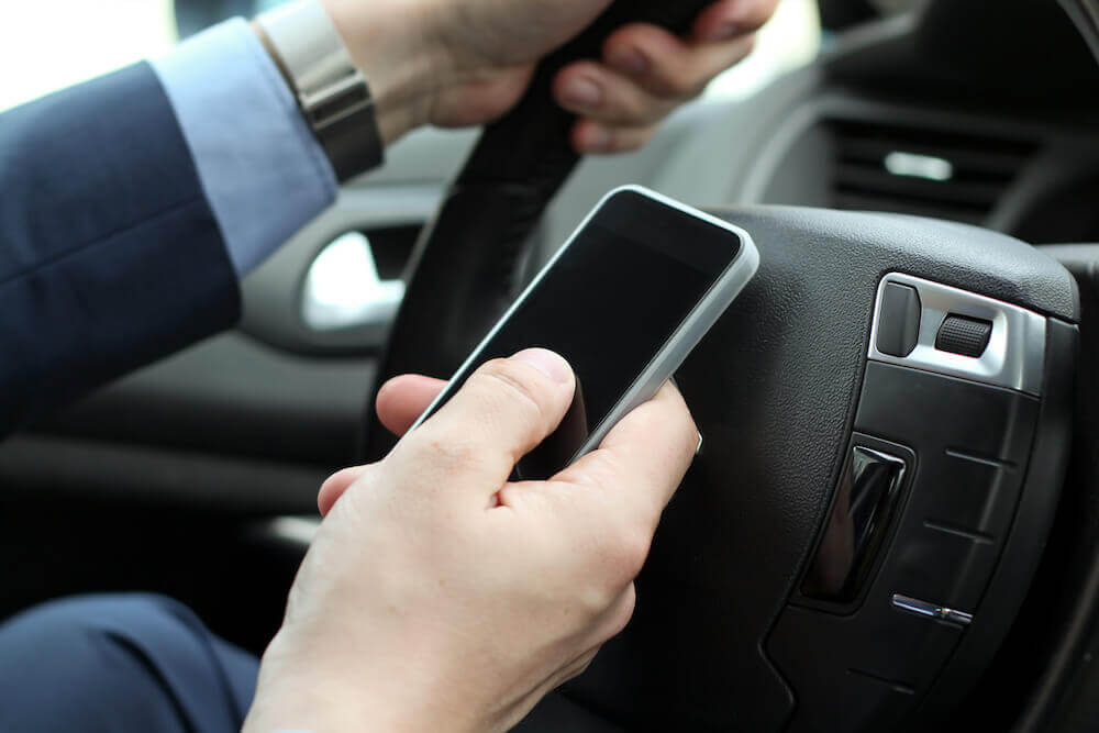 If the distracted driving bill passes, it will be illegal to talk on the phone and drive.