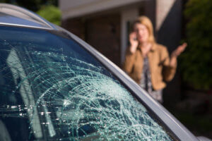 If you have a cracked windshield, it's important to get it repaired.