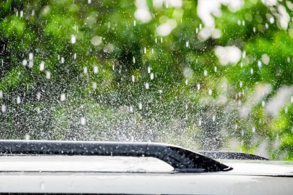 If you have comprehensive coverage, your car should be covered for hail damage.
